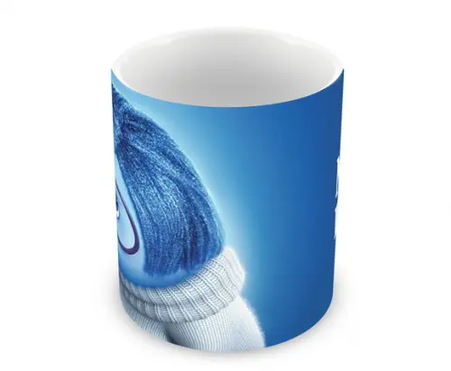 Caneca Polímero Divertida Mente Seu Nome Personalizada