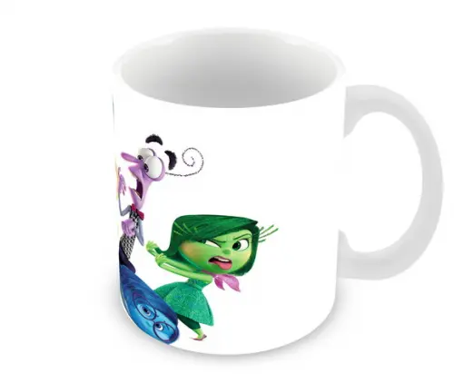 Caneca Polímero Divertida Mente Seu Nome Personalizada