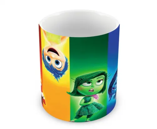 Caneca Polímero Divertida Mente Seu Nome Personalizada