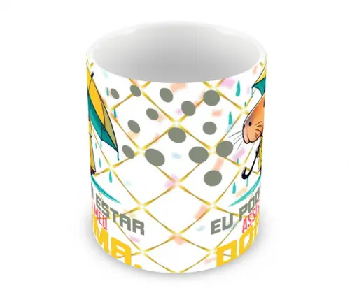 Caneca Polímero Dorama Personalizada