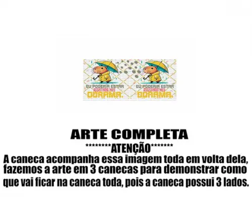 Caneca Polímero Dorama Personalizada