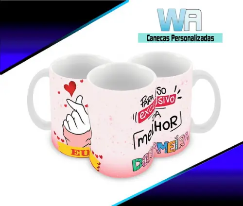 Caneca Polímero Dorama Personalizada