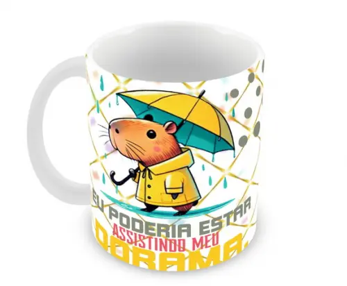 Caneca Polímero Dorama Personalizada