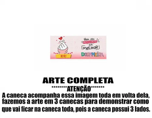 Caneca Polímero Dorama Personalizada