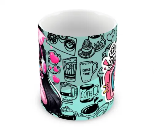 Caneca Polímero Dorama Personalizada