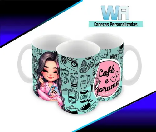Caneca Polímero Dorama Personalizada