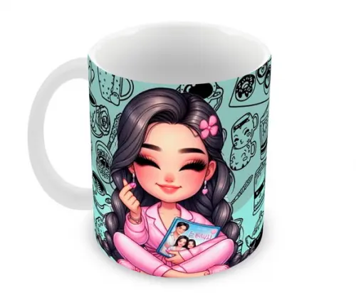 Caneca Polímero Dorama Personalizada
