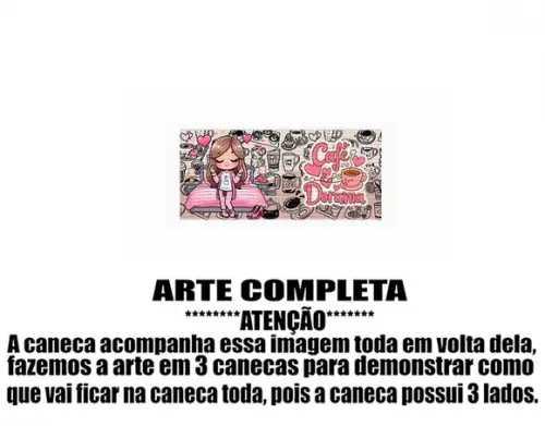 Caneca Polímero Dorama Personalizada