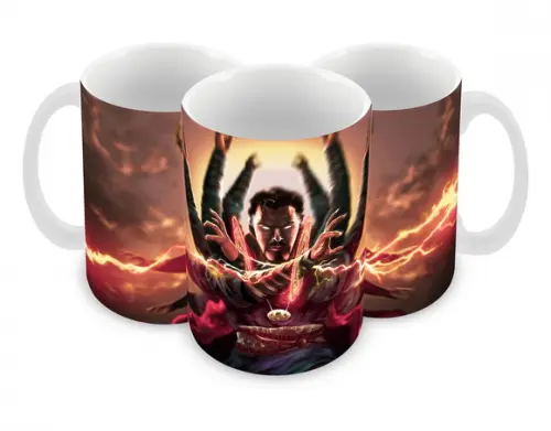 Caneca Polímero Doutor Estranho Personalizada