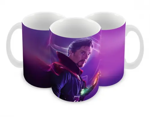 Caneca Polímero Doutor Estranho Personalizada