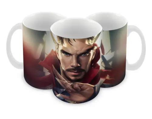 Caneca Polímero Doutor Estranho Personalizada