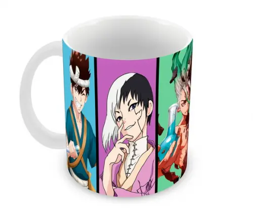 Caneca Polímero Dr Stone Personalizada