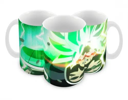 Caneca Polímero Dragon Ball Super Broly Personalizada