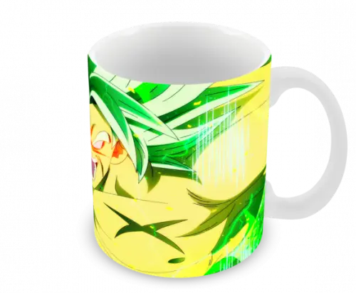 Caneca Polímero Dragon Ball Super Broly Personalizada