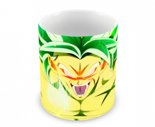 Caneca Polímero Dragon Ball Super Broly Personalizada