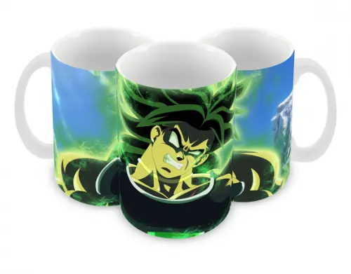 Caneca Polímero Dragon Ball Super Broly Personalizada