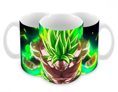 Caneca Polímero Dragon Ball Super Broly Personalizada