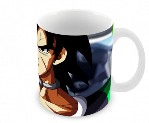 Caneca Polímero Dragon Ball Super Broly Personalizada