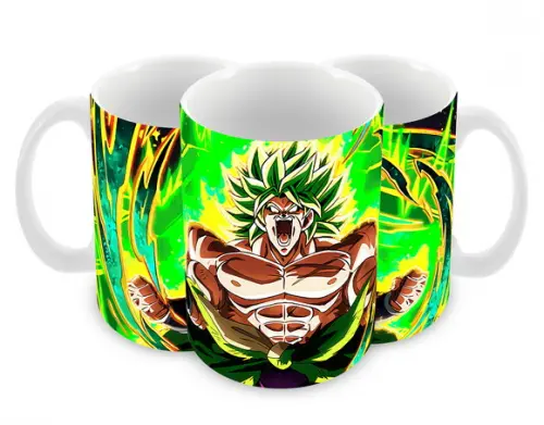 Caneca Polímero Dragon Ball Super Broly Personalizada