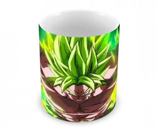 Caneca Polímero Dragon Ball Super Broly Personalizada