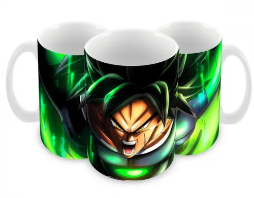 Caneca Polímero Dragon Ball Super Broly Personalizada