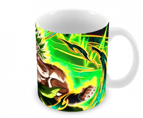 Caneca Polímero Dragon Ball Super Broly Personalizada