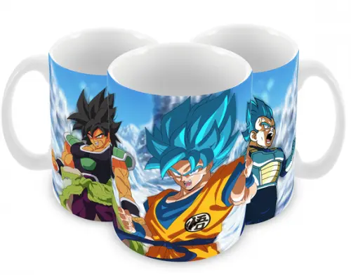 Caneca Polímero Dragon Ball Super Broly Personalizada