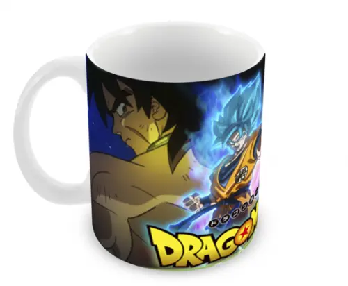 Caneca Polímero Dragon Ball Super Broly Personalizada