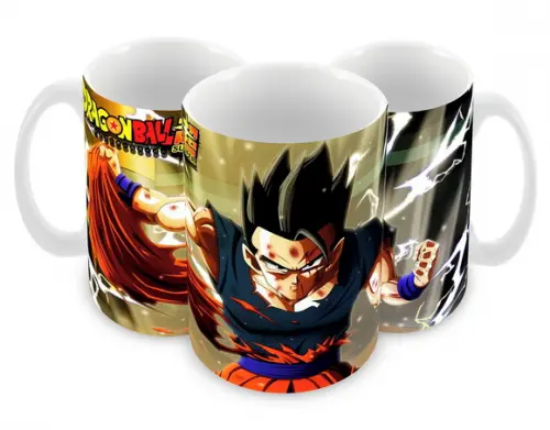 Caneca Polímero Dragon Ball Super Gohan Personalizada