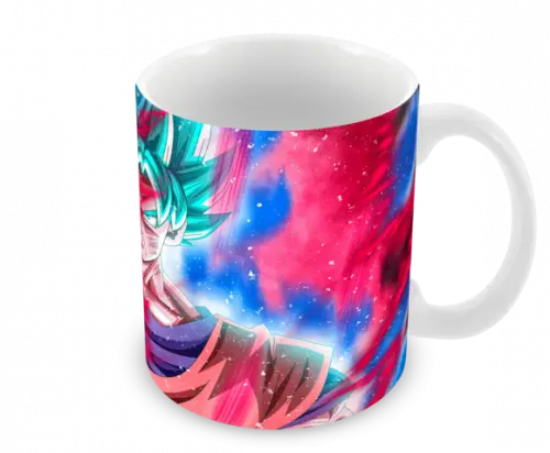 Caneca Polímero Dragon Ball Super Goku Blue Personalizada