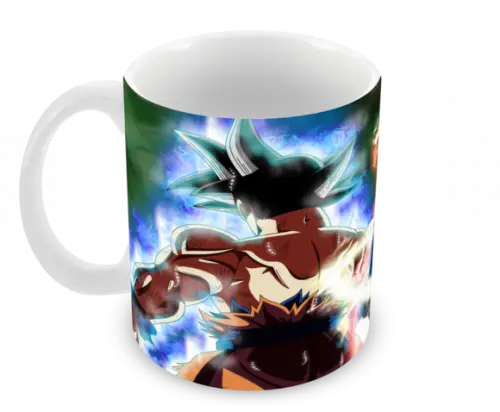Caneca Polímero Dragon Ball Super Goku e Vegeta