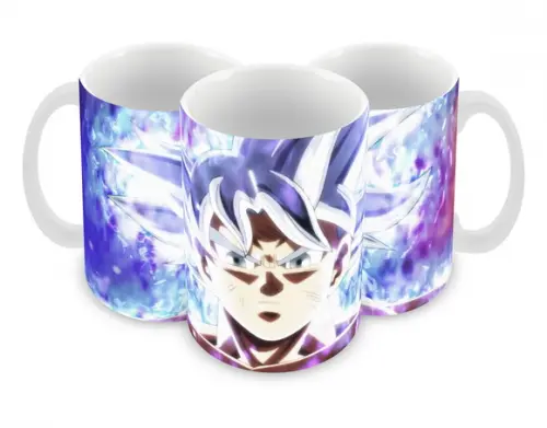 Caneca Polímero Dragon Ball Super Goku Instinto Superior