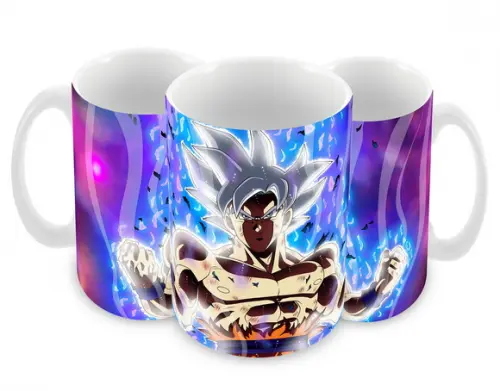 Caneca Polímero Dragon Ball Super Goku Instinto Superior
