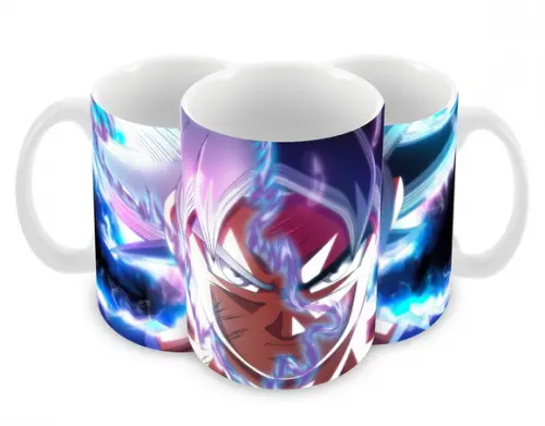 Caneca Polímero Dragon Ball Super Goku Instinto Superior