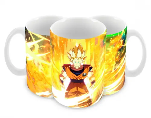Caneca Polímero Dragon Ball Super Goku Super Saiyan