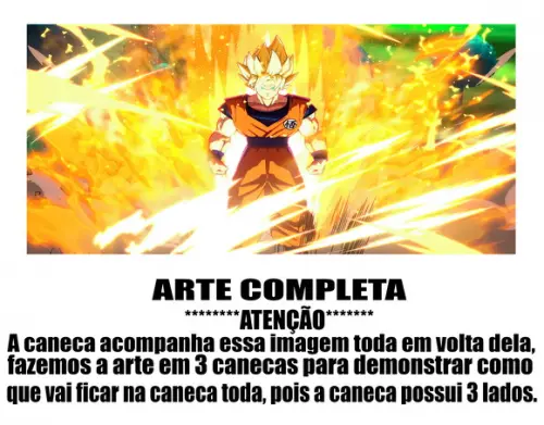 Caneca Polímero Dragon Ball Super Goku Super Saiyan
