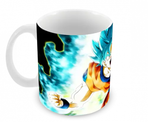 Caneca Polímero Dragon Ball Super Goku Super Saiyan Blue
