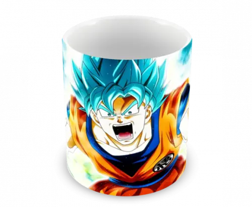 Caneca Polímero Dragon Ball Super Goku Super Saiyan Blue