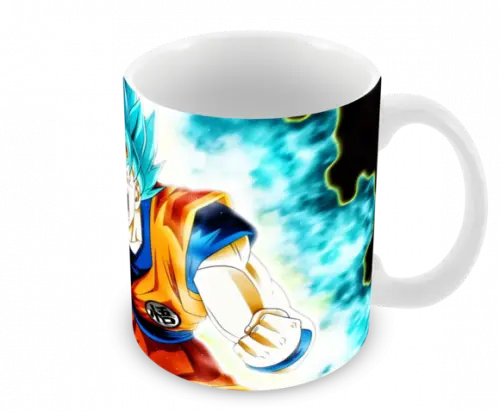 Caneca Polímero Dragon Ball Super Goku Super Saiyan Blue