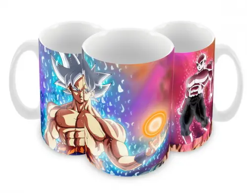 Caneca Polímero Dragon Ball Super Goku Vs Jiren