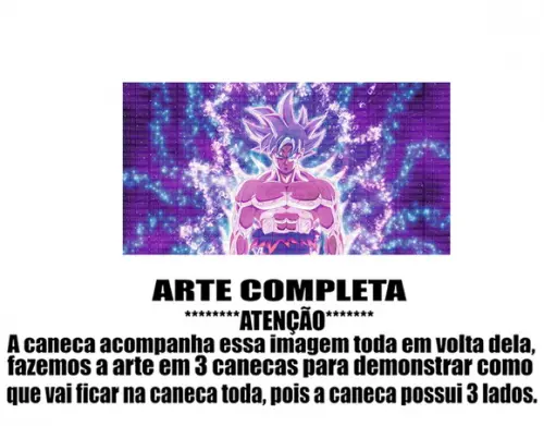 Caneca Polímero Dragon Ball Super Personalizada