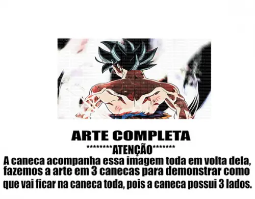 Caneca Polímero Dragon Ball Super Personalizada