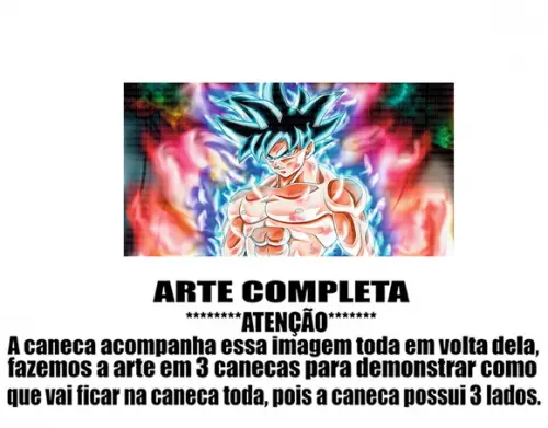 Caneca Polímero Dragon Ball Super Personalizada