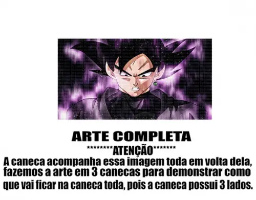 Caneca Polímero Dragon Ball Super Personalizada