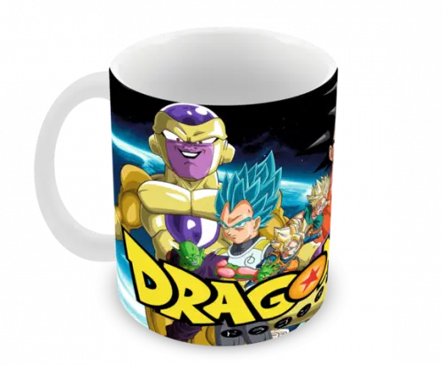 Caneca Polímero Dragon Ball Super Personalizada