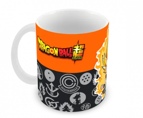 Caneca Polímero Dragon Ball Super Personalizada
