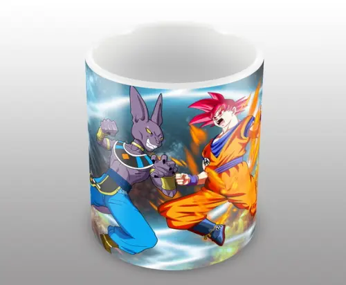 Caneca Polímero Dragon Ball Super Personalizada