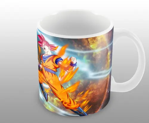 Caneca Polímero Dragon Ball Super Personalizada