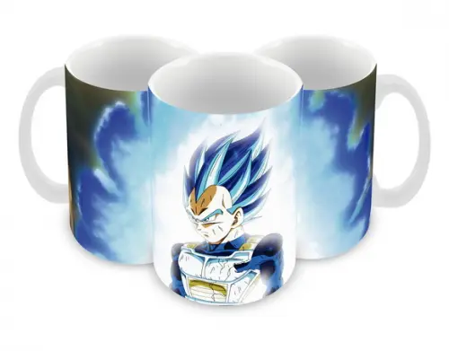 Caneca Polímero Dragon Ball Super Vegeta Blue