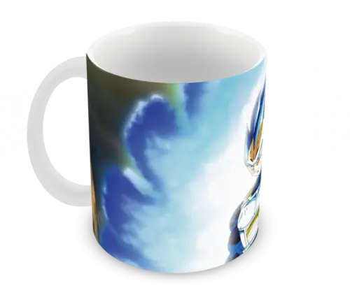 Caneca Polímero Dragon Ball Super Vegeta Blue